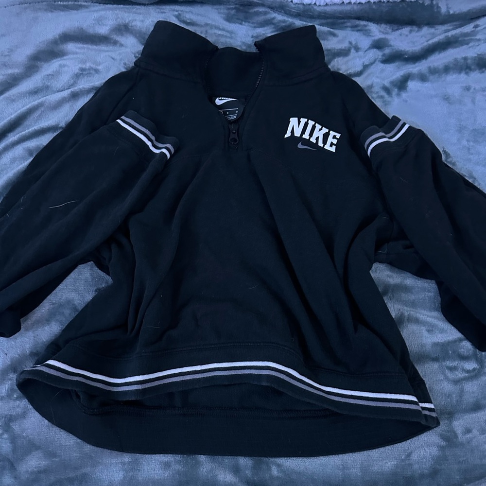 nike cropped quarter zip